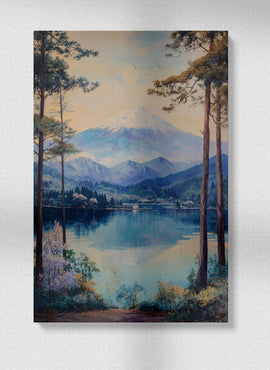 Serenity at Mount Fuji – Japanese Art Canvas