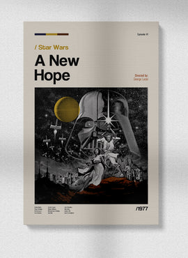 A New Hope Mono Poster