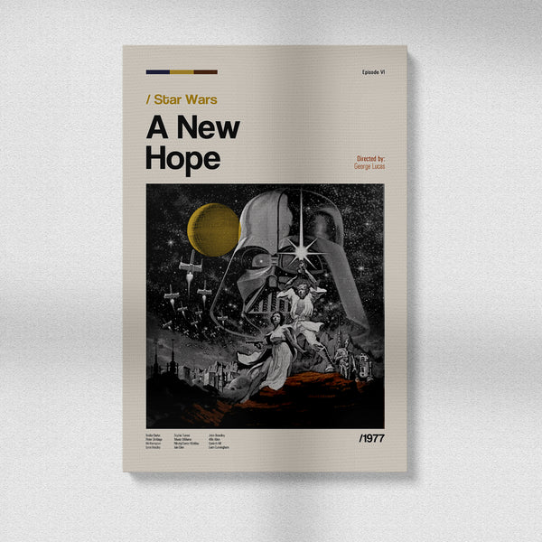 A New Hope Mono Poster