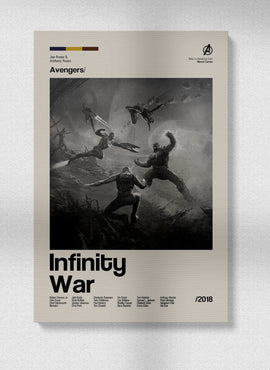 Infinity War Battle Scene Poster