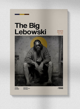 The Big Lebowski Retro-modern Vintage Inspired Poster